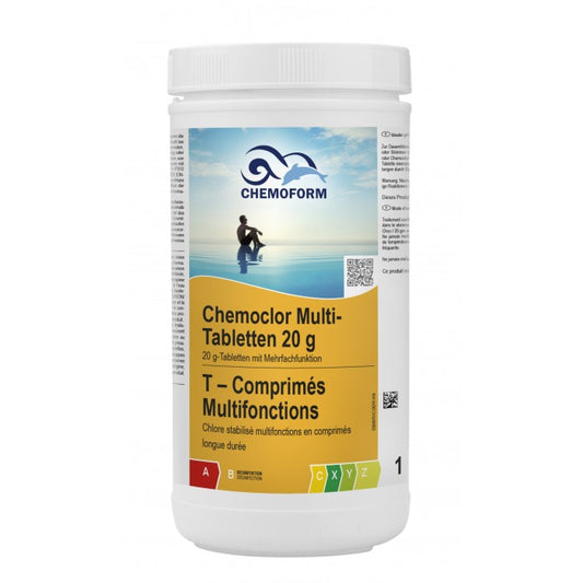 MULTI tabletės 20g (chloras,algicidas,flokuliantas) CHEMOFORM, 1kg